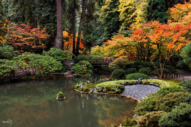 The Strolling Pond Garden within the Portland Japanese Garden.
