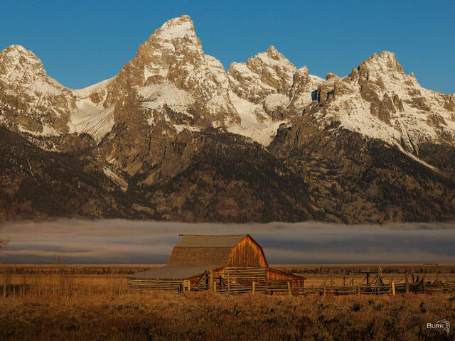 T.A. Moulton Barn at Sunrise