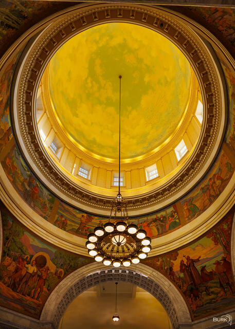 Utah State Capitol Rotunda Ceiling