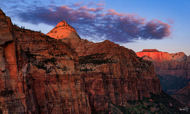 Zion Canyon Overlook Trail Sunrise