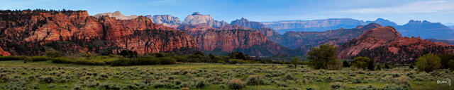 Zion National Park Panoramic. 