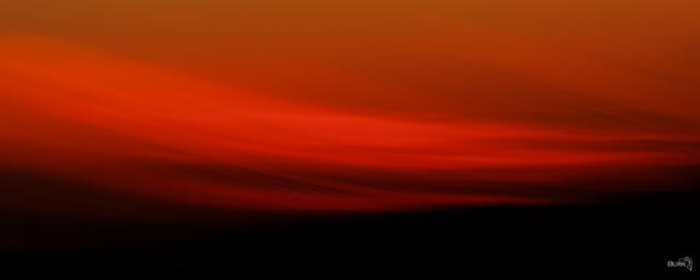 Intentional camera movement sunset