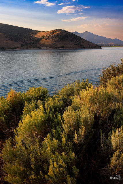 Deer Creek Reservoir in Heber City, utah.