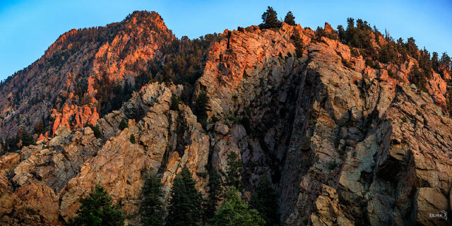 Cottonwood Ridge up Big Cottonwood Canyon in Utah