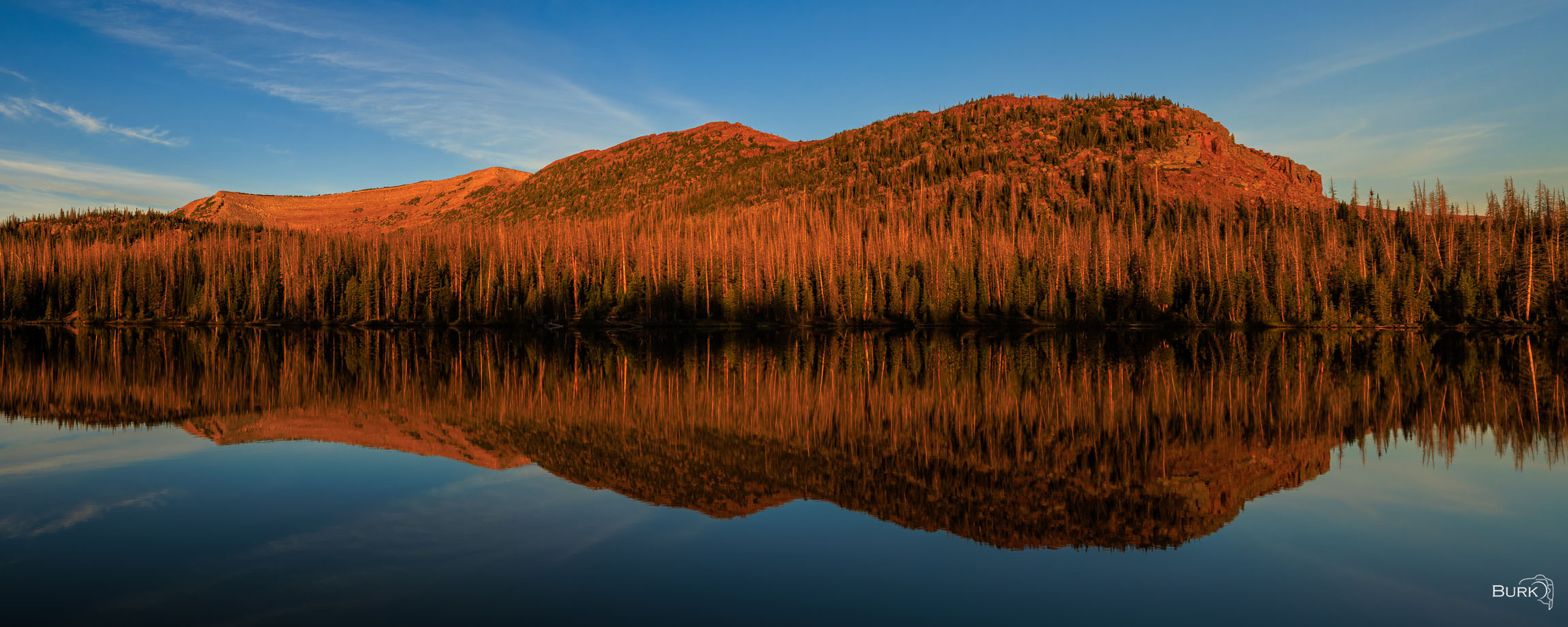 Morning Alpenglow at Grandaddy Lake Morning Alpenglow at Grandaddy Lake