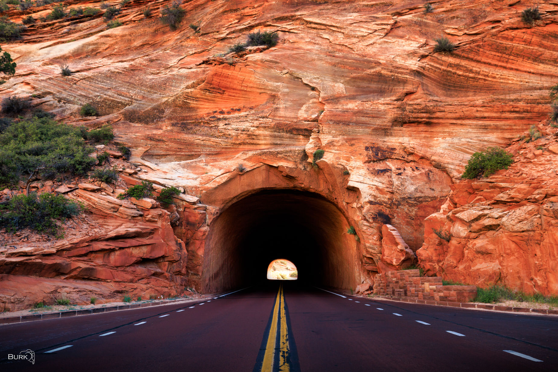 The Short Tunnel The short tunnel found at Zion National Park in Utah