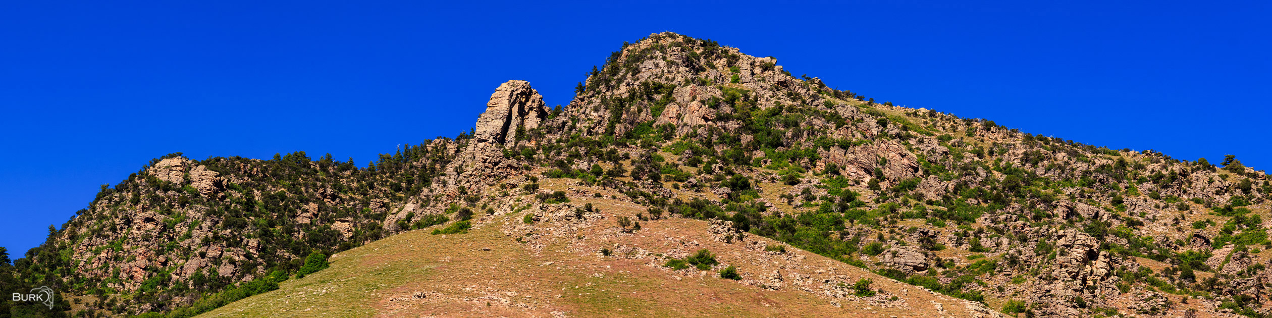 The Mountain Chief A native american indian chief rock figure