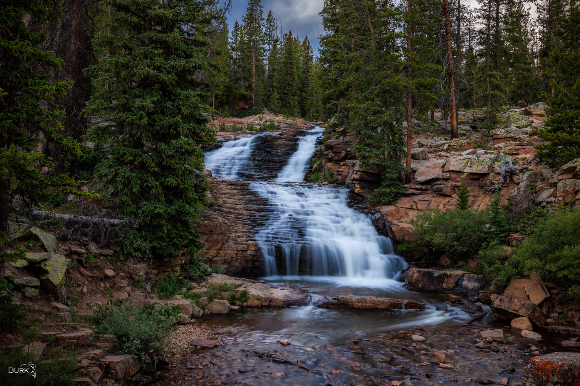 Provo River Falls Provo River Falls Long Exposure Waterfall Photography.