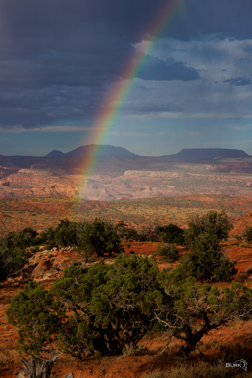 Rainbow Over Egypt Canyon Rainbow in Escalante, Utah at Egypt Canyon.