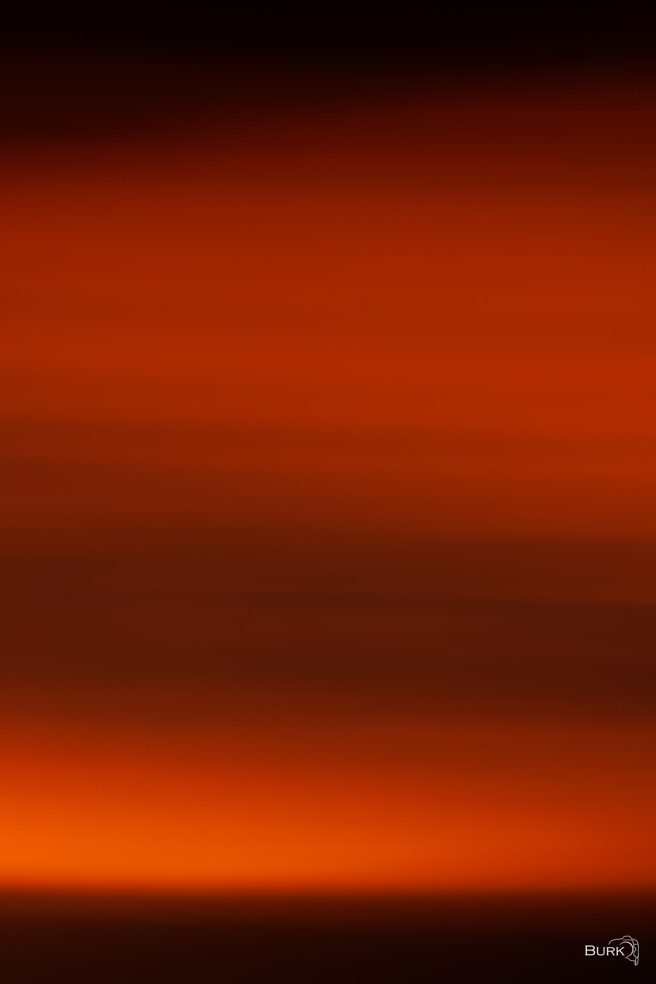 Heatwave Created using intentional camera movement, sunset orange.