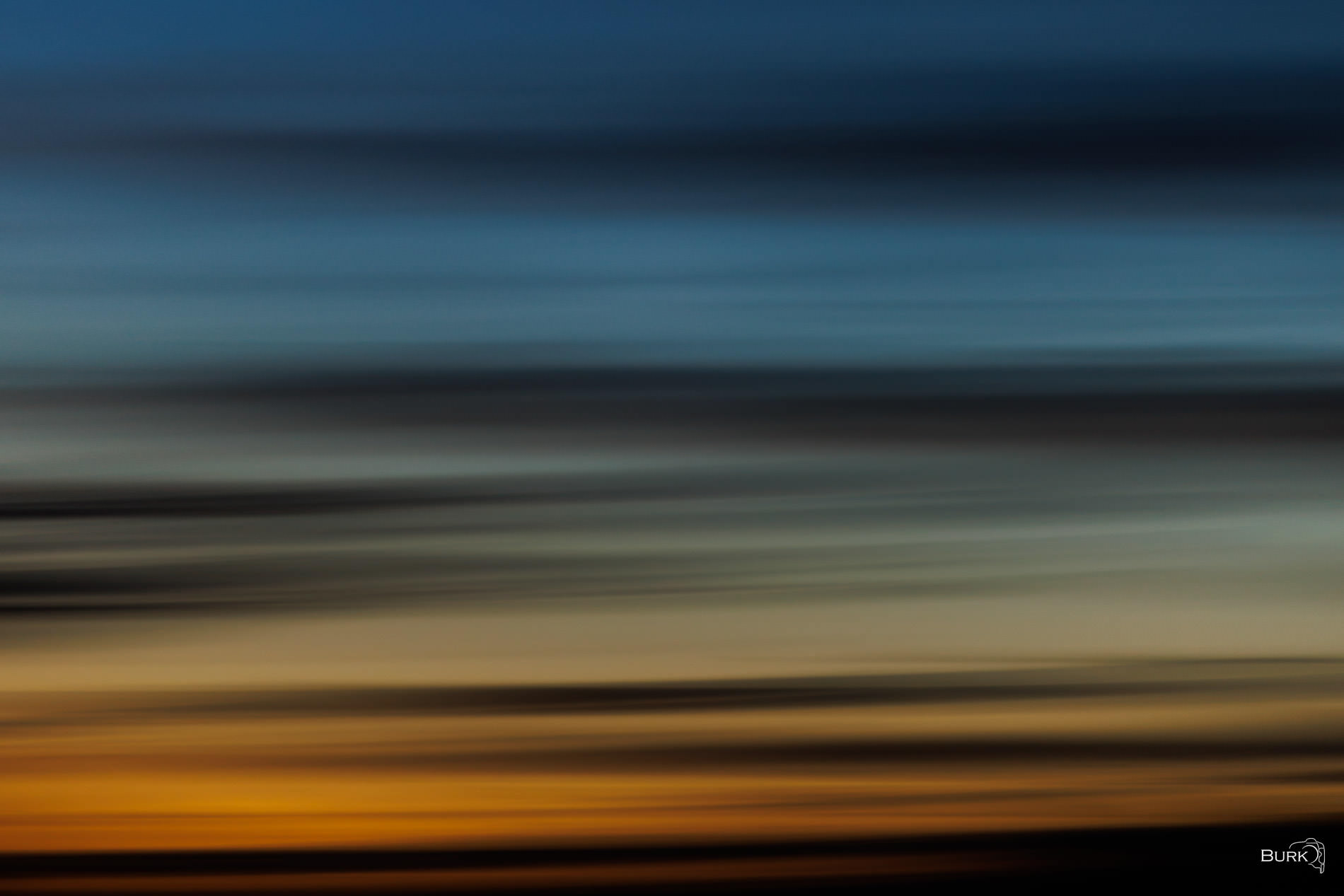 Evening in Motion Intentional camera movement of a sunset in Toelle, Utah