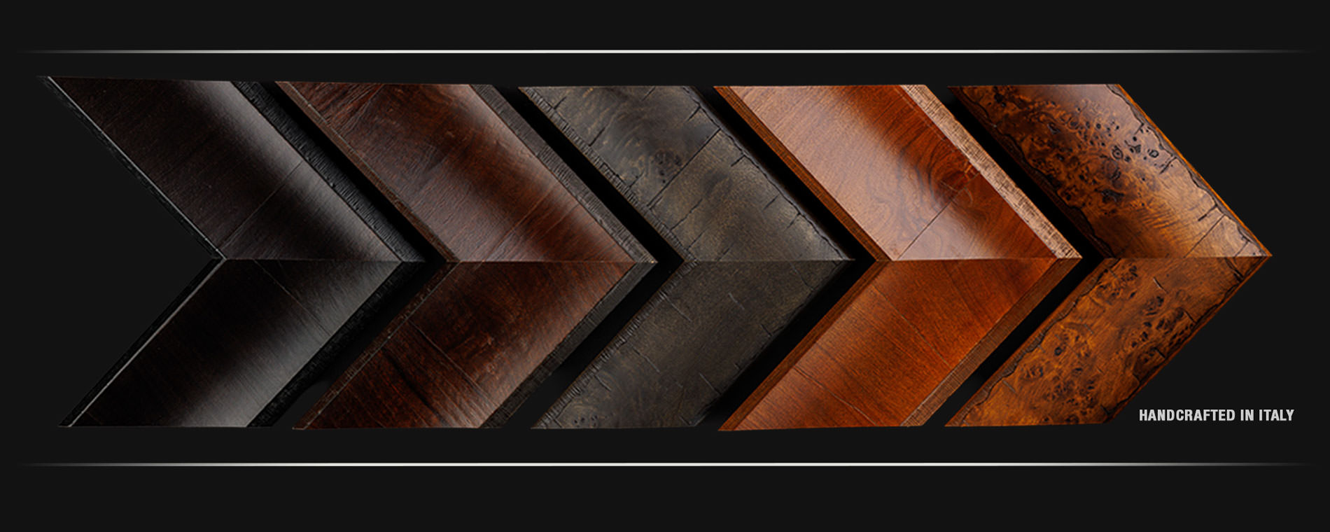 Italian-made frames, handcrafted by artisans Larson-Juhl.