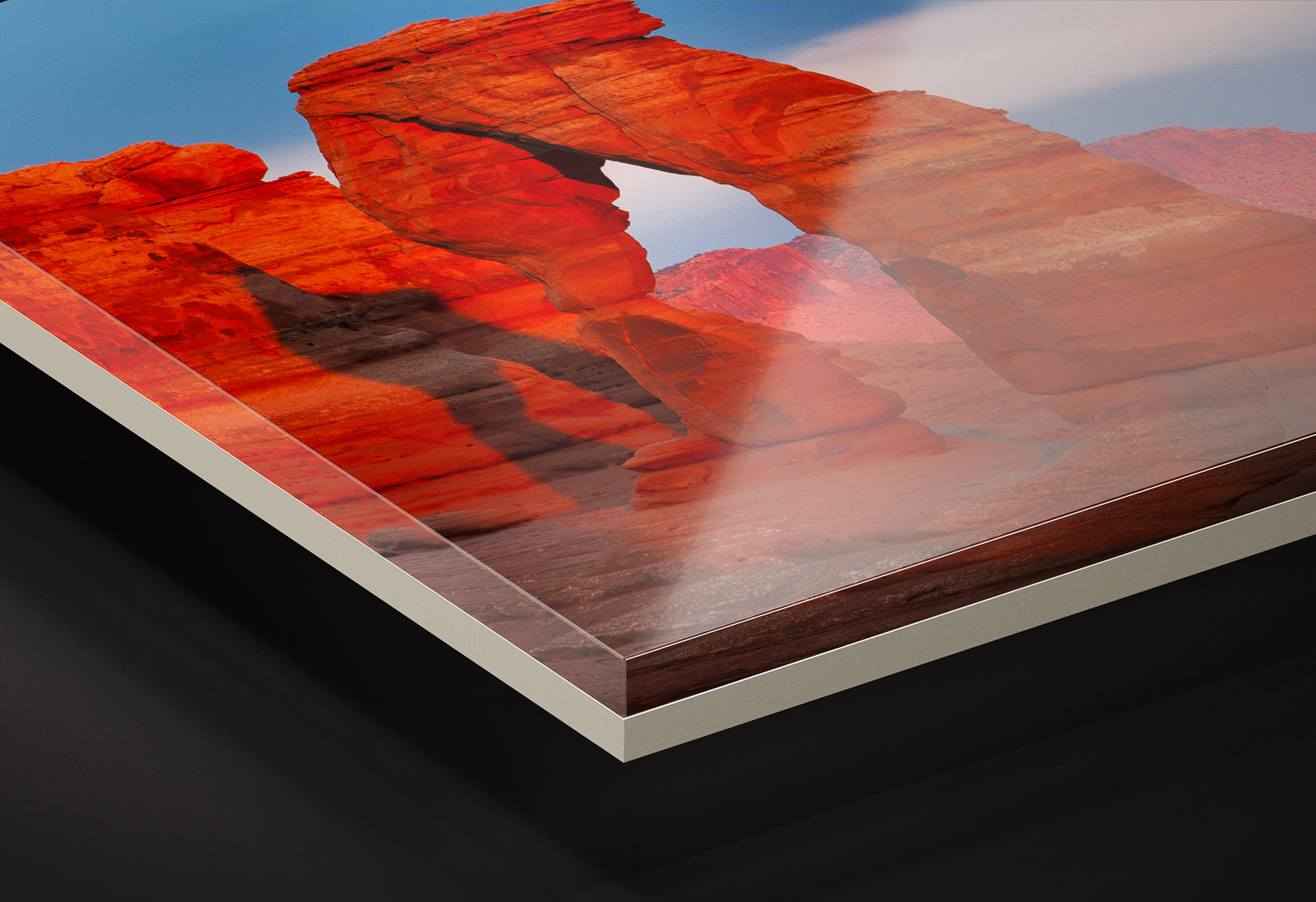 Lumachrome HD Truflife Acrylic Print of Delicate Arch in Utah.